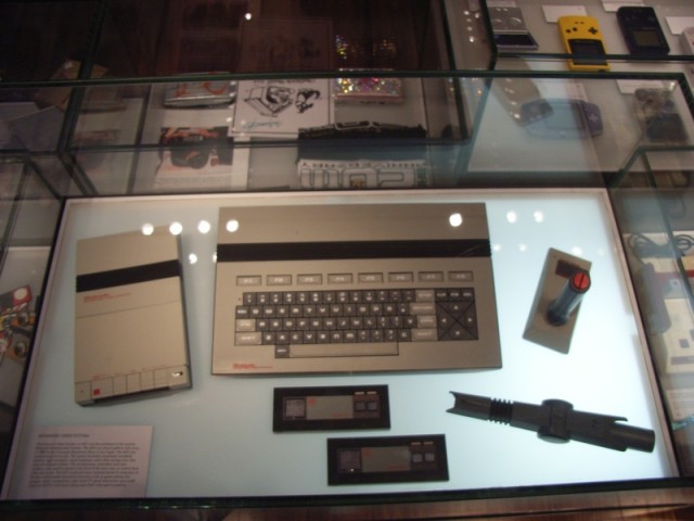 An early prototype of what would become the North American version of the Famicom. The Nintendo Advanced Video System communicated with its peripherals wirelessly through infrared. 