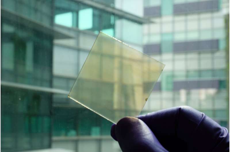 NTU Singapore scientists invent energy-saving glass that 'self-adapts' to heating and cooling demand