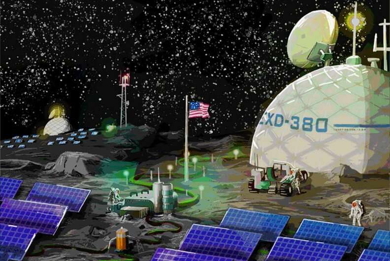 Powering the moon: Researchers design microgrid for future lunar base