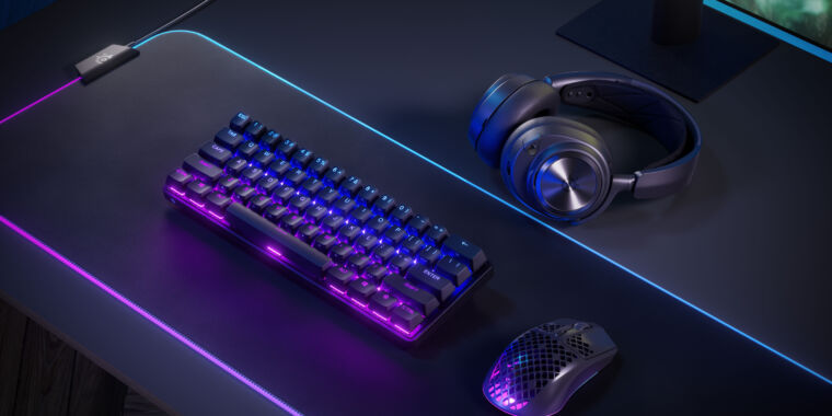 SteelSeries’ wireless mechanical keyboard can type 2 things with 1 keypress